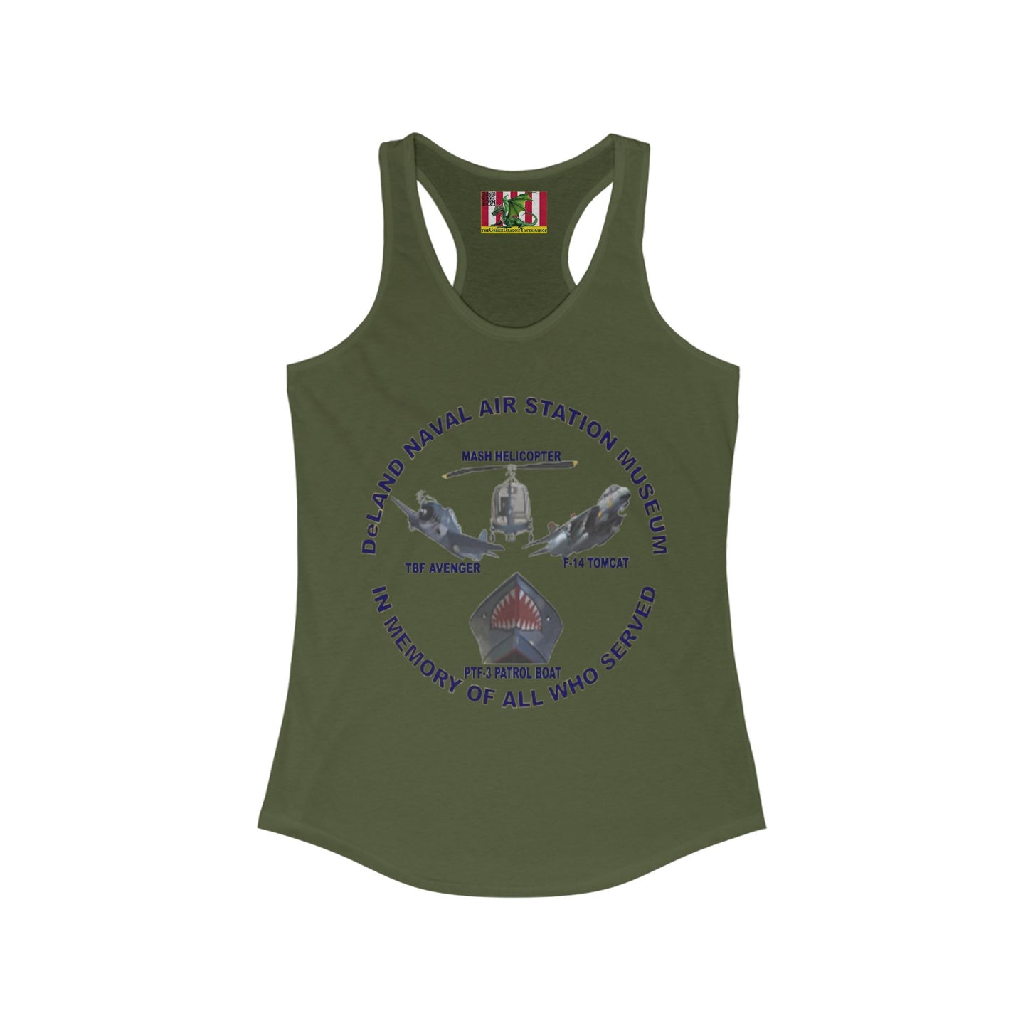 DNASM Student Art Women's Racerback Tank Top by theGreenDragonTavern.shop