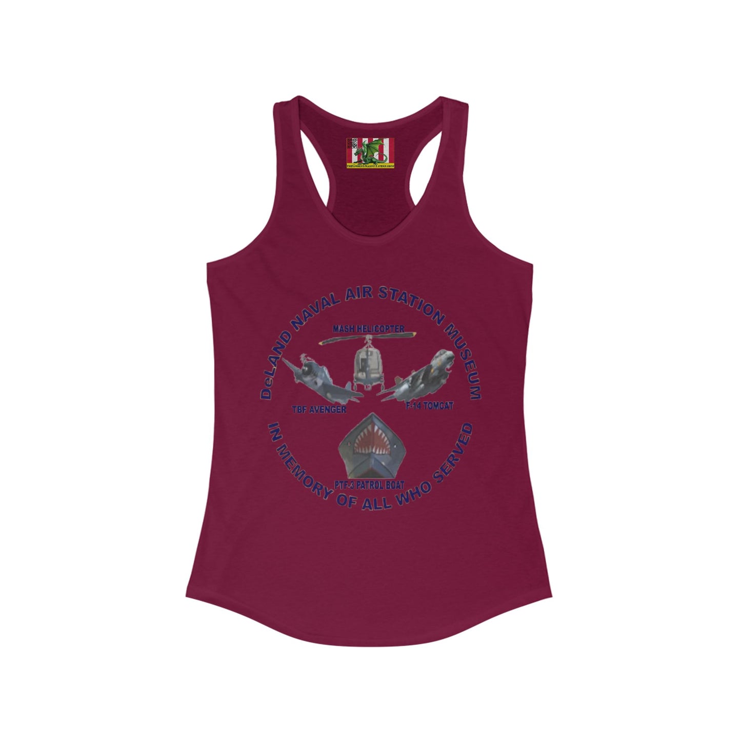 DNASM Student Art Women's Racerback Tank Top by theGreenDragonTavern.shop