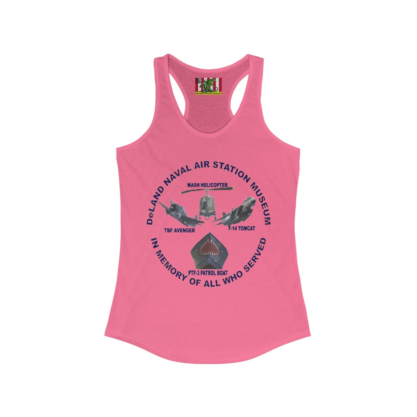 DNASM Student Art Women's Racerback Tank Top by theGreenDragonTavern.shop