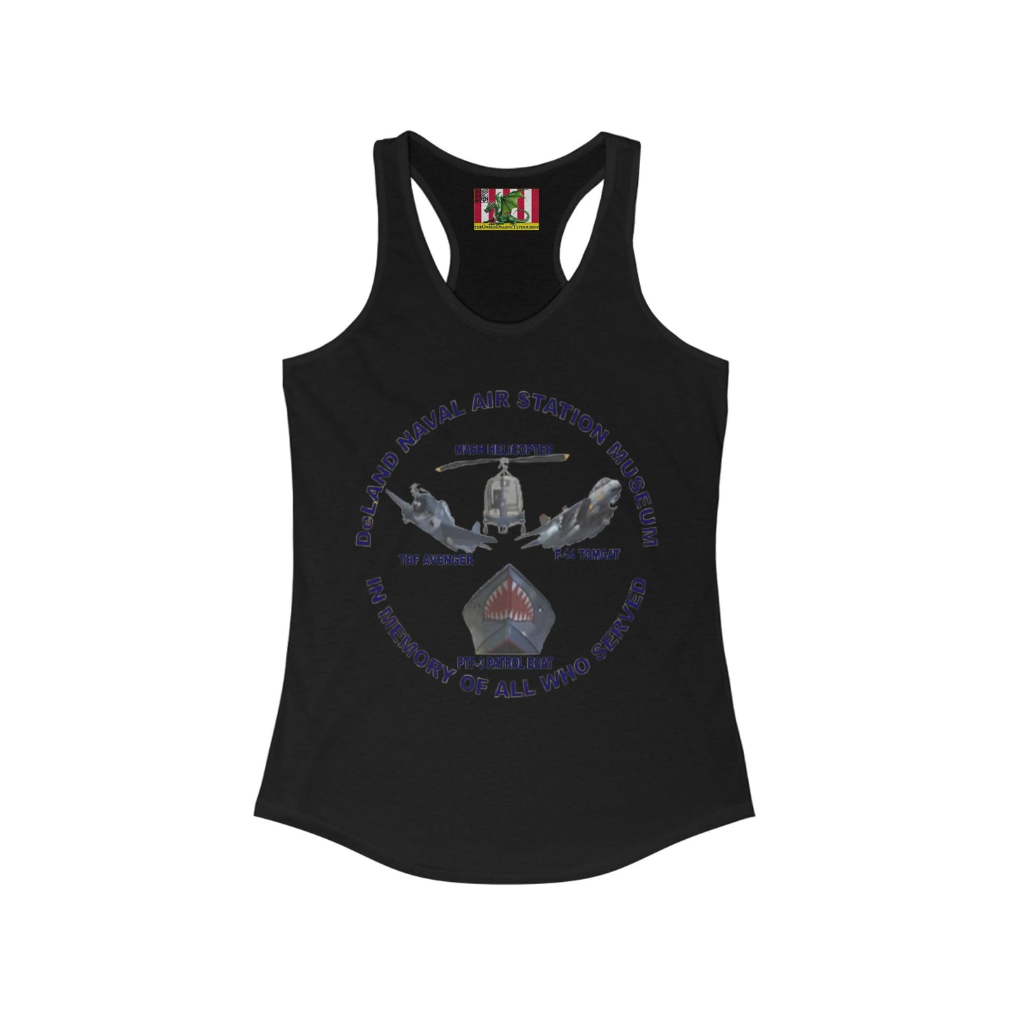 DNASM Student Art Women's Racerback Tank Top by theGreenDragonTavern.shop