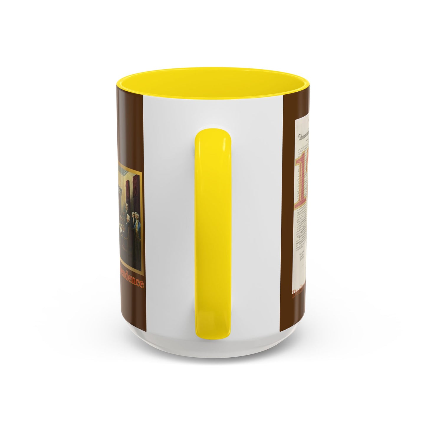 Declaration of Independence Brown Accent Mug by theGreenDragonTavern.shop