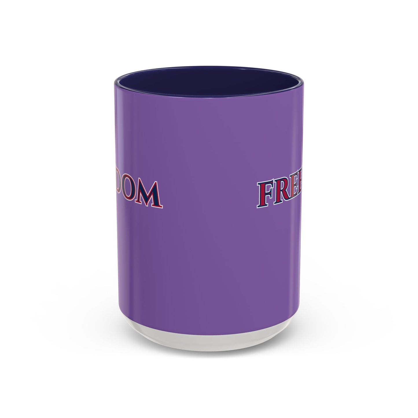 Freedom, Light Purple Accent Mug by theGreenDragonTavern.shop