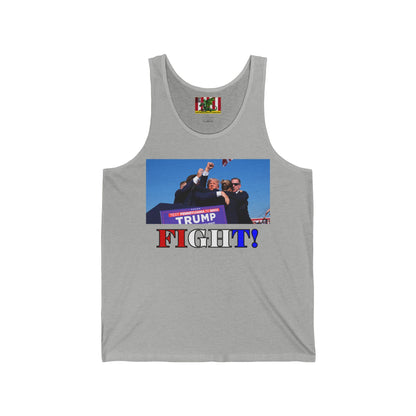 Fight! Unisex Jersey Tank Top by theGreenDragonTavern.shop