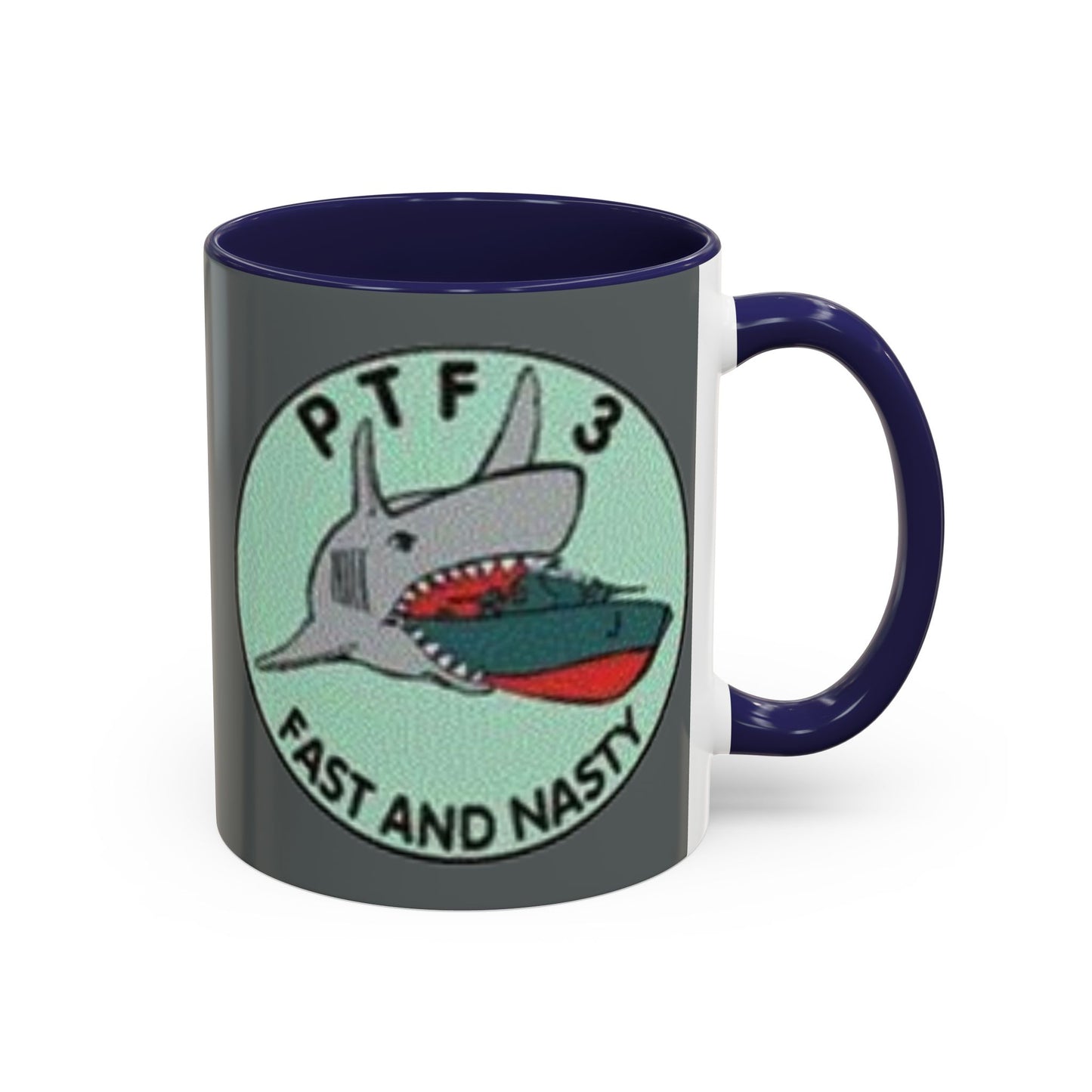 DNASM PTF-3 Grey Accent Mug by theGreenDragonTavern.shop