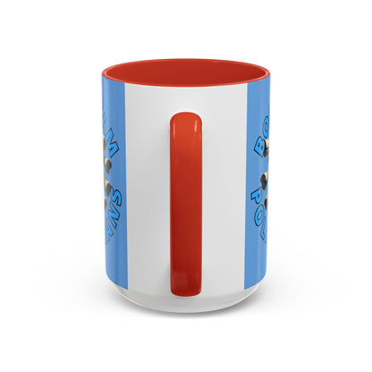 Bodycam the Politicians Cameras Blue Accent Mug by theGreenDragonTavern.shop