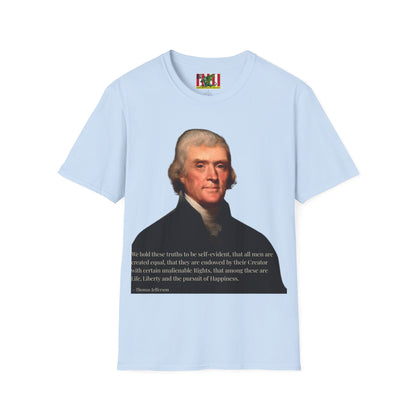 We hold these truths to be self-evident Light colors Unisex T-Shirt by theGreenDragonTavern.shop