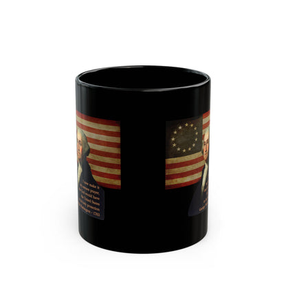 Washington's Earnest Prayer Black Mug by theGreenDragonTavern.shop