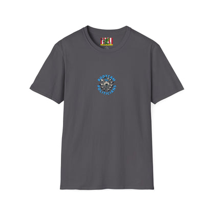 2-sided, Bodycam the Politicians Cameras Dark colors Unisex T-Shirt by theGreenDragonTavern.shop