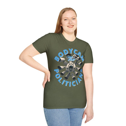 Bodycam the Politicians Cameras Dark colors Unisex T-Shirt by theGreenDragonTavern.shop