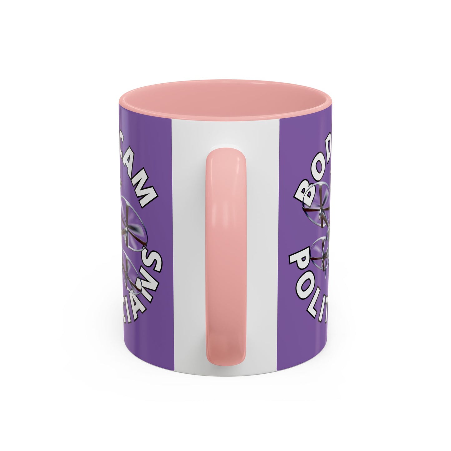 Bodycam the Politicians Drone Light Purple Accent Mug by theGreenDragonTavern.shop