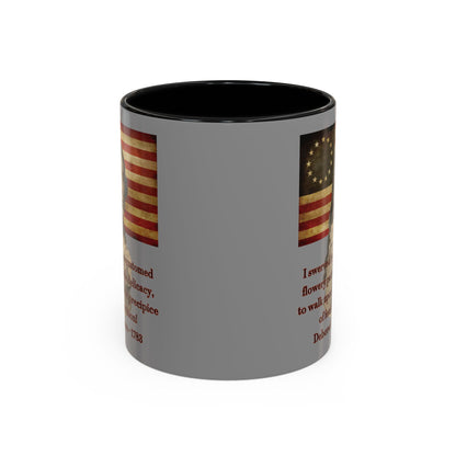 Deborah Sampson, America's Mulan Grey Accent Mug by theGreenDragonTavern.shop