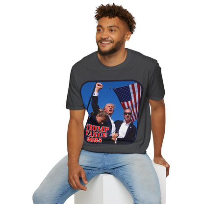 Trump and Vance 2024 Dark colors Unisex T-Shirt by theGreenDragonTavern.shop