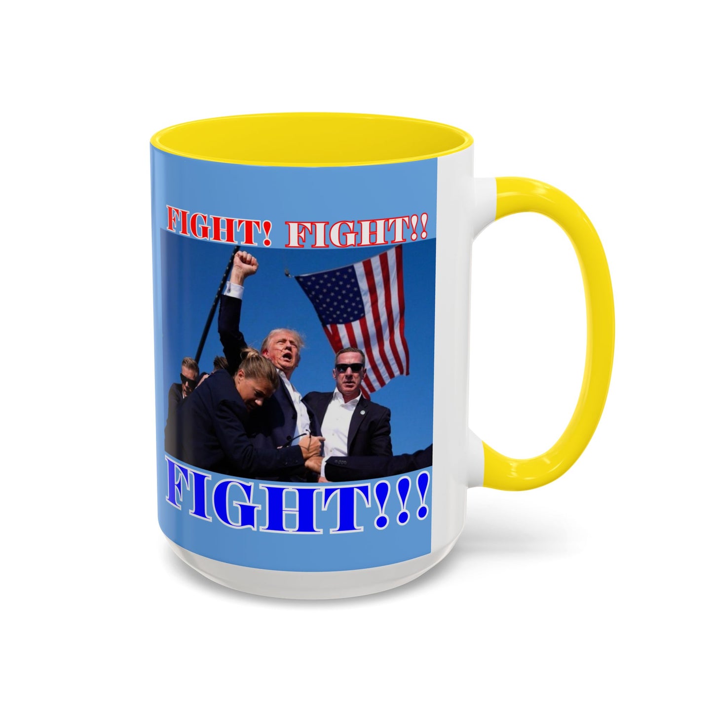 FIGHT! FIGHT!! FIGHT!!! Accent Mug by theGreenDragonTavern.shop