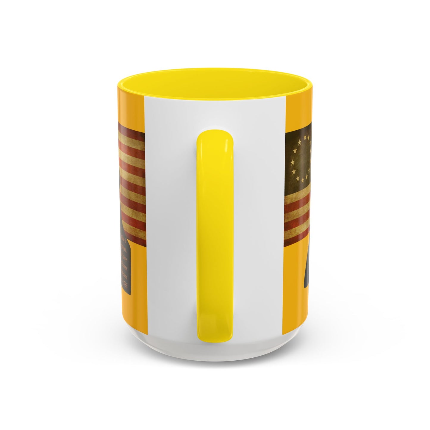 Washington's Earnest Prayer Yellow Accent Mug by theGreenDragonTavern.shop