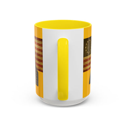 Washington's Earnest Prayer Yellow Accent Mug by theGreenDragonTavern.shop