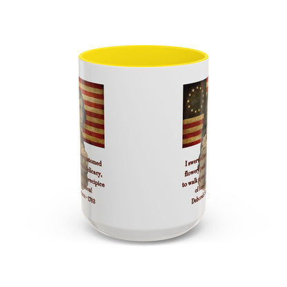 Deborah Sampson, America's Mulan White Accent Mug by theGreenDragonTavern.shop
