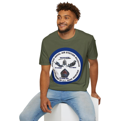 DNASM Student Art Navy Frame Darker colors Unisex T-Shirt by theGreenDragonTavern.shop