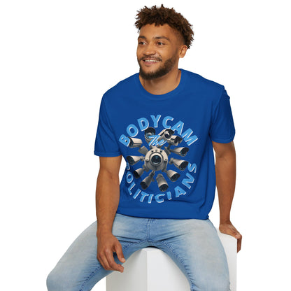 Bodycam the Politicians Cameras Dark colors Unisex T-Shirt by theGreenDragonTavern.shop