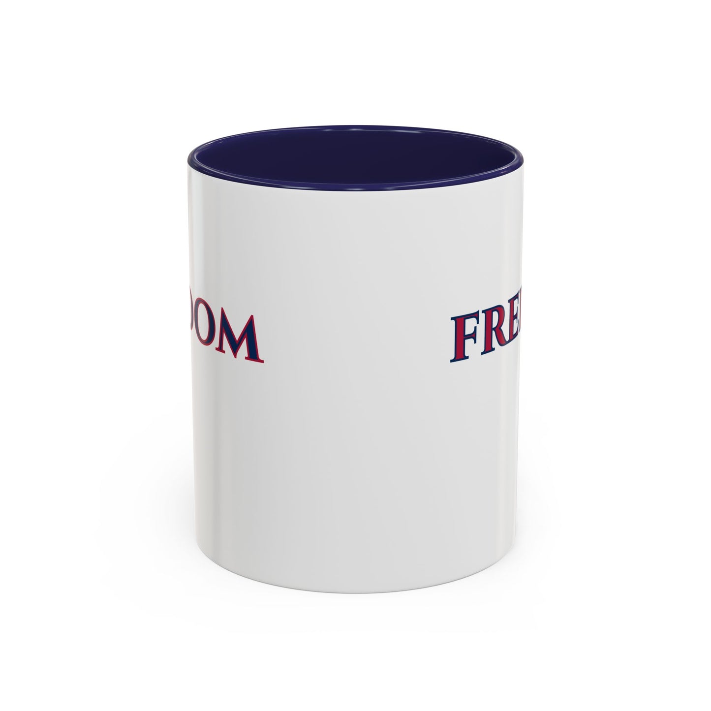 Freedom, White Accent Mug by theGreenDragonTavern.shop