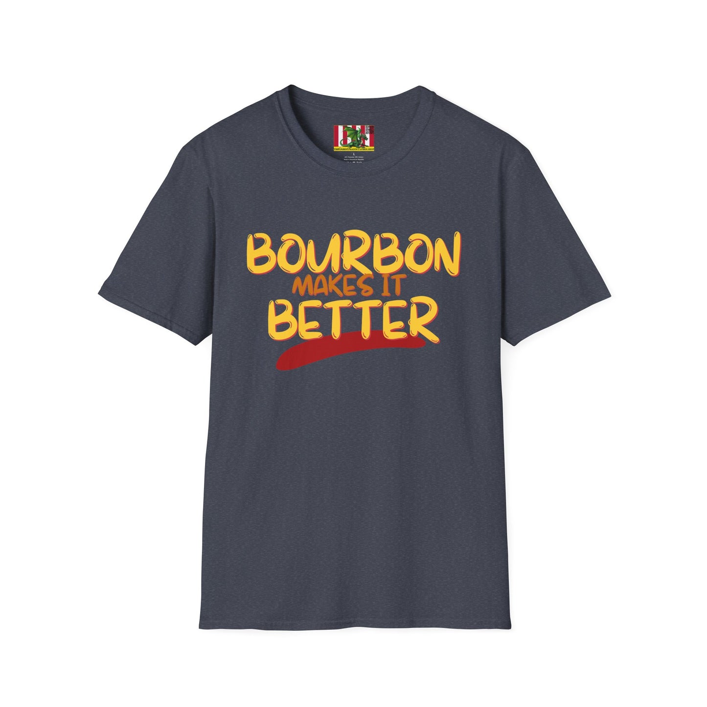 Bourbon makes it better DKcolors Unisex T-Shirt by theGreenDragonTavern.shop