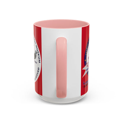 DNASM 2-sided, Founding & Student Art w/WhiteBG Red Accent Mug by theGreenDragonTavern.shop