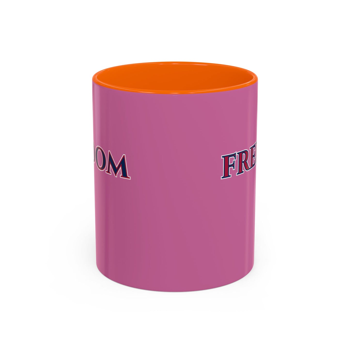 Freedom, Pink Accent Mug by theGreenDragonTavern.shop