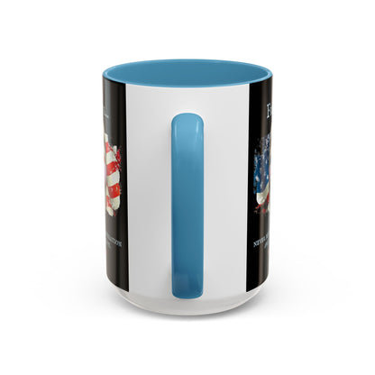 Ronald Reagan Freedom Vendetta Black Accent Mug by theGreenDragonTavern.shop