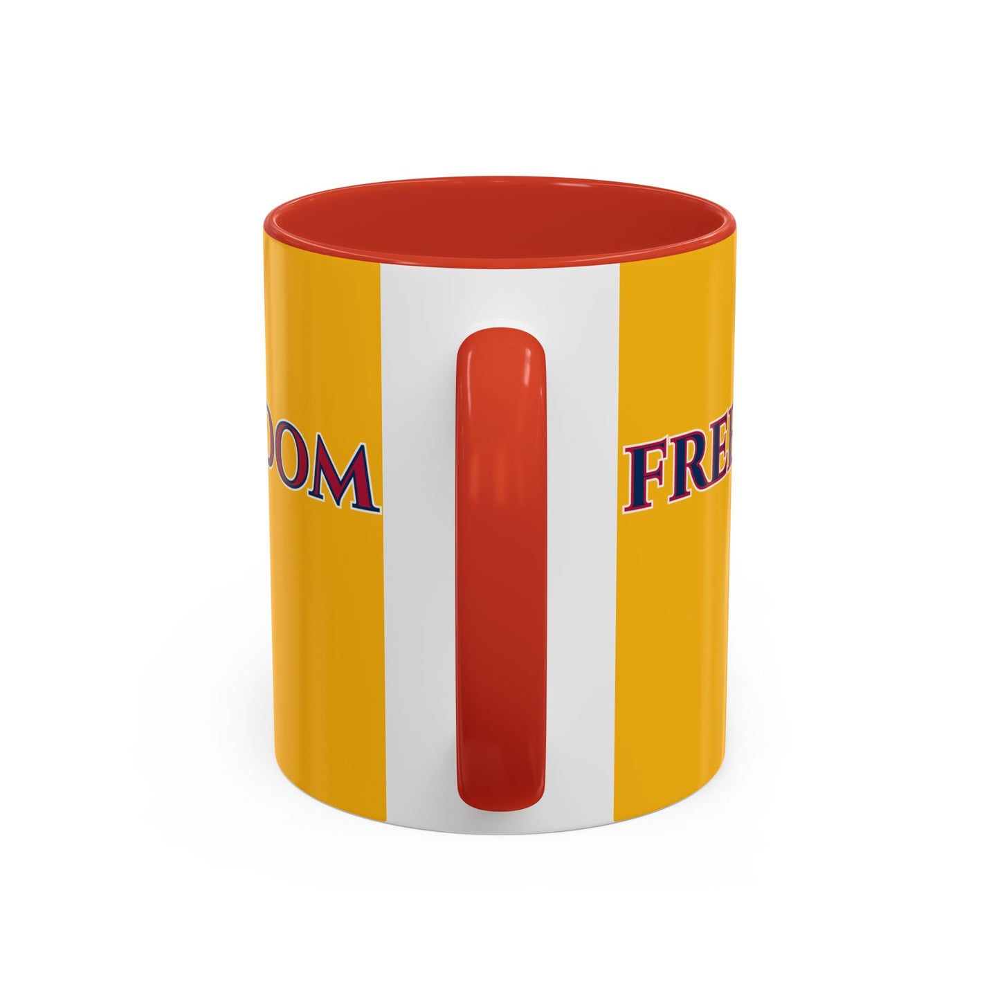 Freedom, Yellow Accent Mug by theGreenDragonTavern.shop