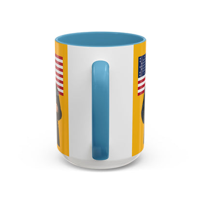 "Traitors and Patriots" Ulysses Grant Yellow Accent Mug by theGreenDragonTavern.shop