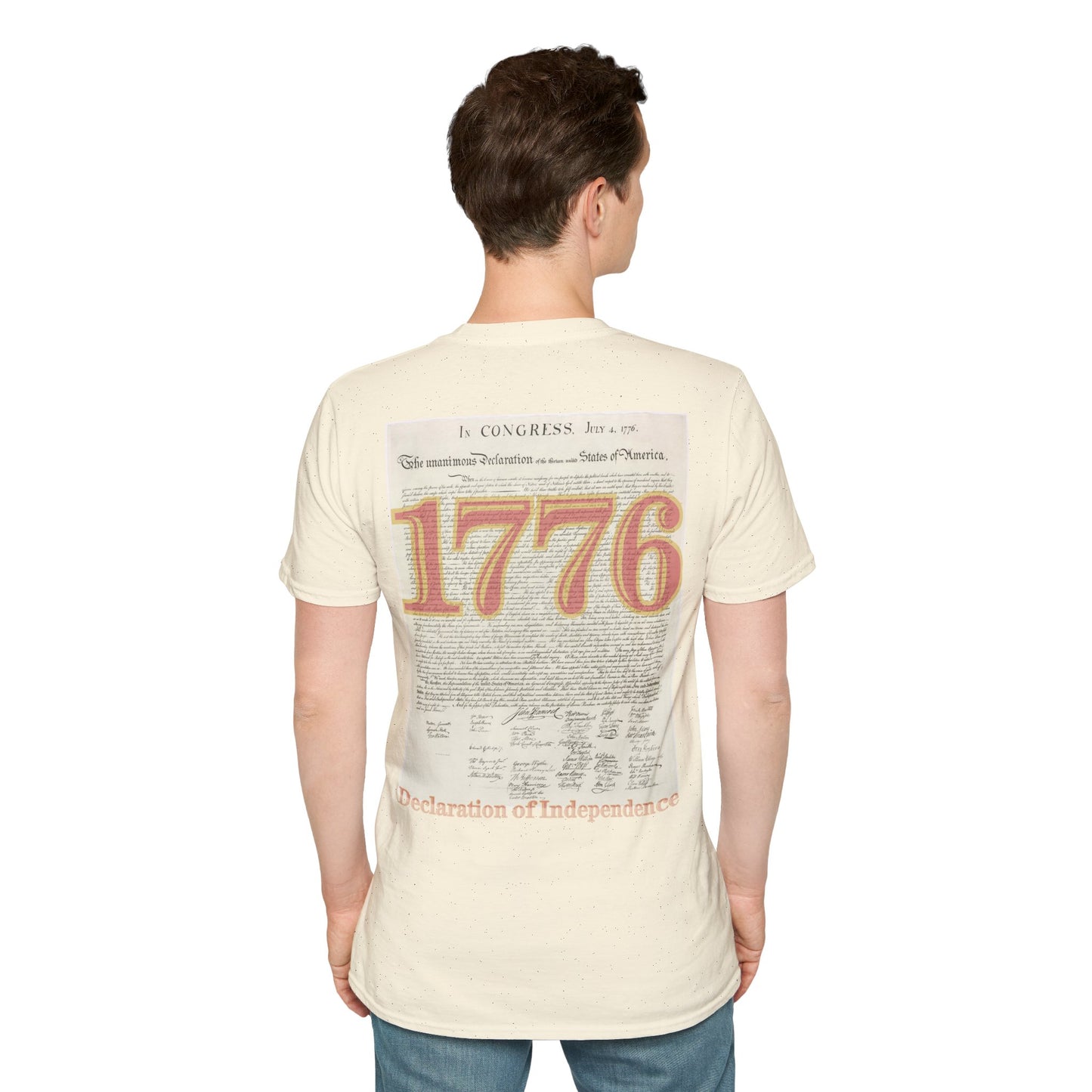 Declaration of Independence Light colors Unisex T-Shirt by theGreenDragonTavern.shop