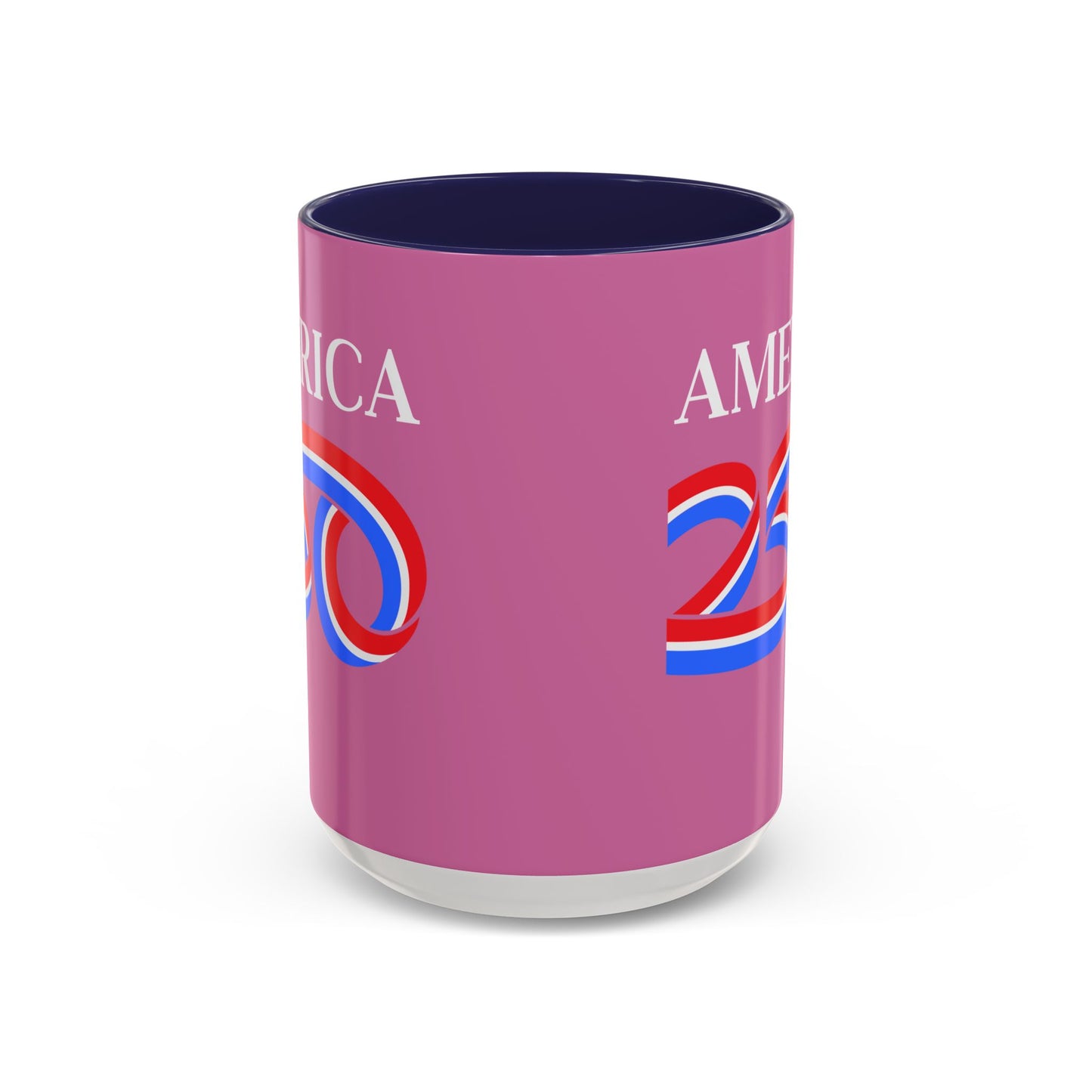 America 250 Pink Accent Mug by theGreenDragonTavern.shop