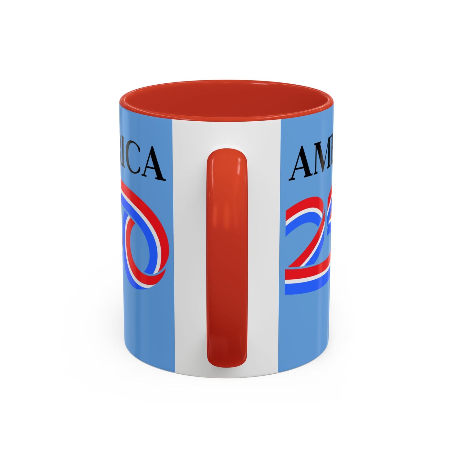 America 250 Light Blue Accent Mug by theGreenDragonTavern.shop