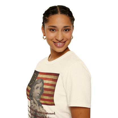 Deborah Sampson, America's Mulan Light colors Unisex T-Shirt by theGreenDragonTavern.shop