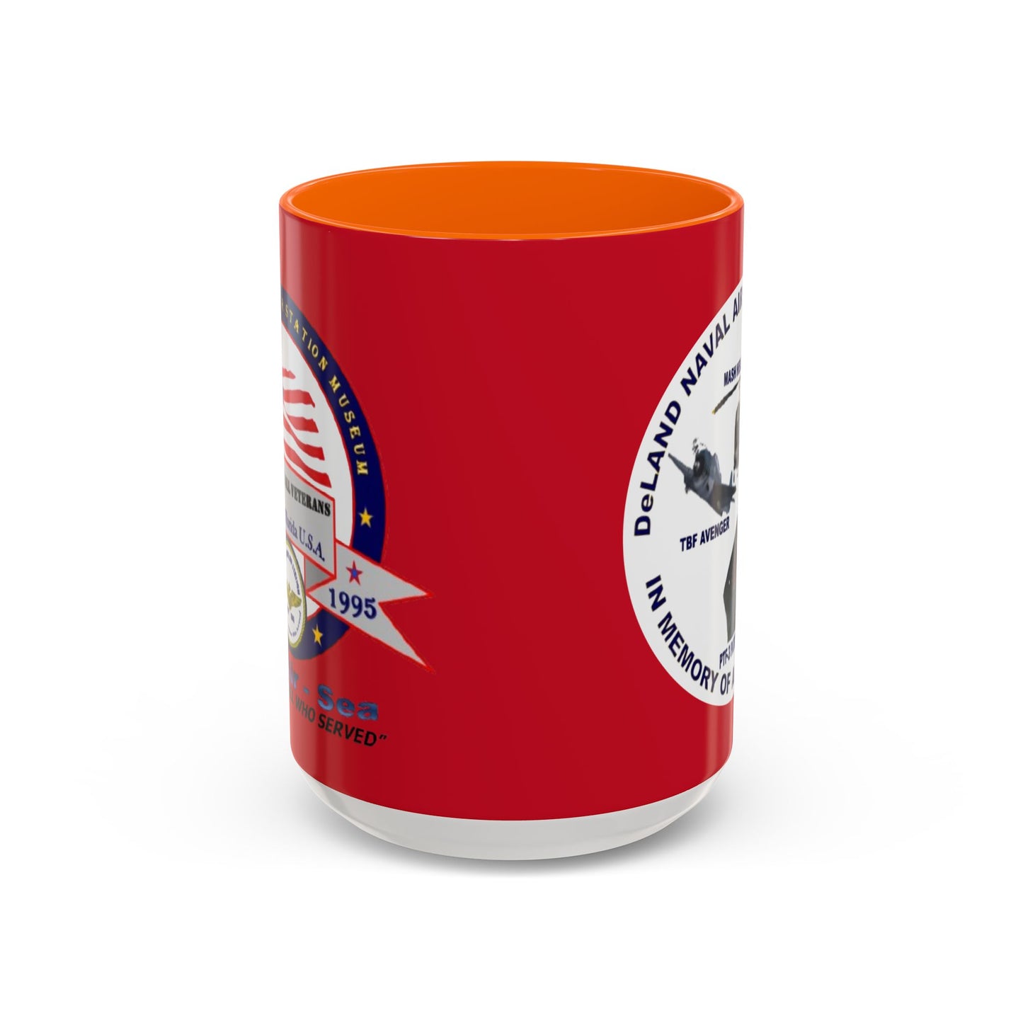 DNASM 2-sided, Founding & Student Art w/WhiteBG Red Accent Mug by theGreenDragonTavern.shop