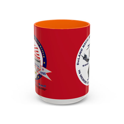DNASM 2-sided, Founding & Student Art w/WhiteBG Red Accent Mug by theGreenDragonTavern.shop