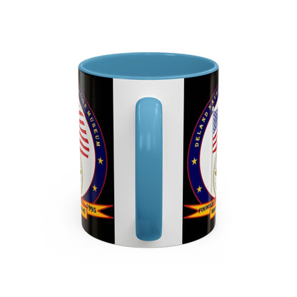 DeLand Naval Air Station Museum Black Accent Mug by theGreenDragonTavern.shop