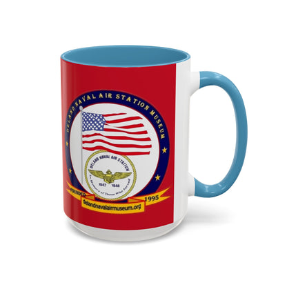 DeLand Naval Air Station Museum Red Accent Mug by theGreenDragonTavern.shop