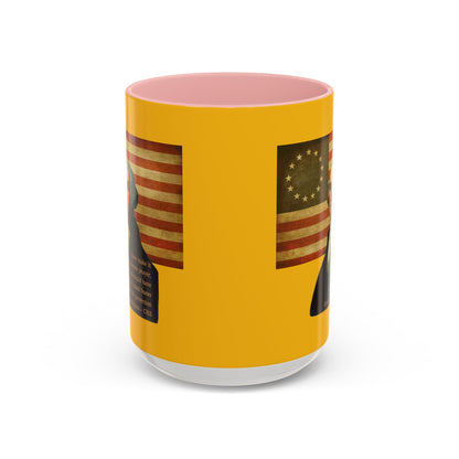 Washington's Earnest Prayer Yellow Accent Mug by theGreenDragonTavern.shop