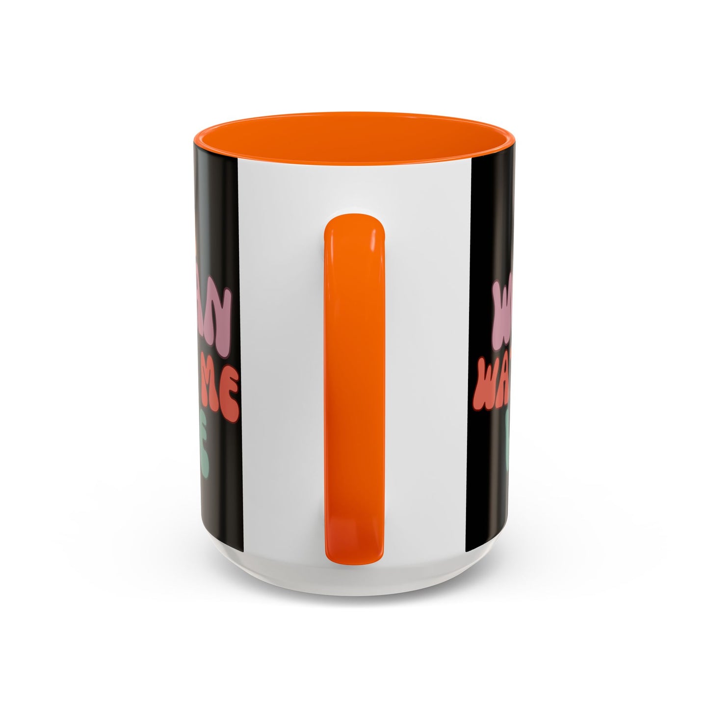 I Am Woman Watch Me Vote Black Accent Mug by theGreenDragonTavern.shop