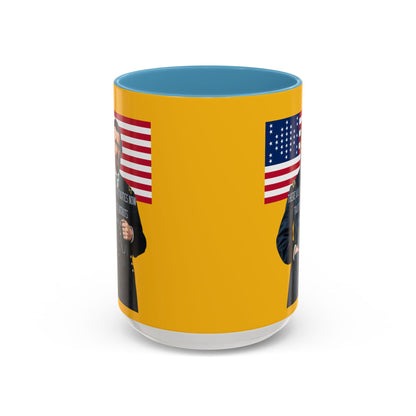 "Traitors and Patriots" Ulysses Grant Yellow Accent Mug by theGreenDragonTavern.shop