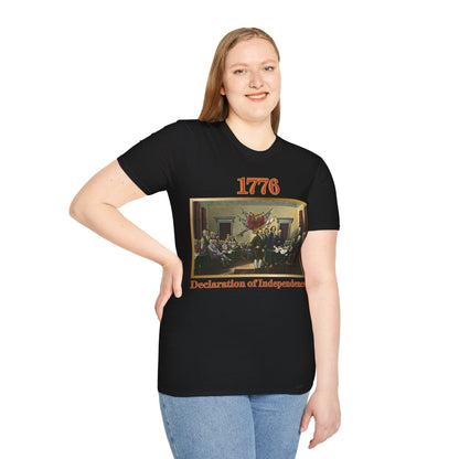 Declaration of Independence Dark colors Unisex T-Shirt by theGreenDragonTavern.shop