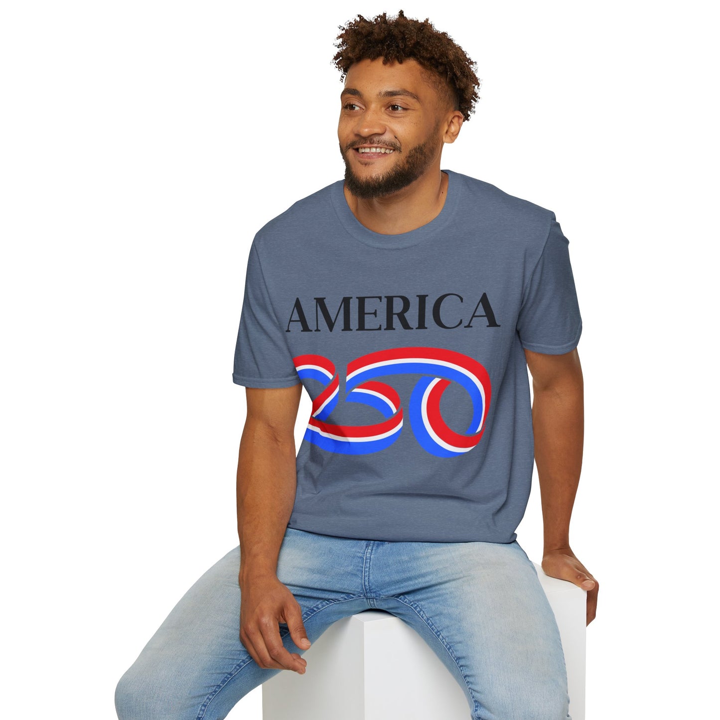 America 250 Black font, Dark colors, Unisex T-Shirt by theGreenDragonTavern.shop