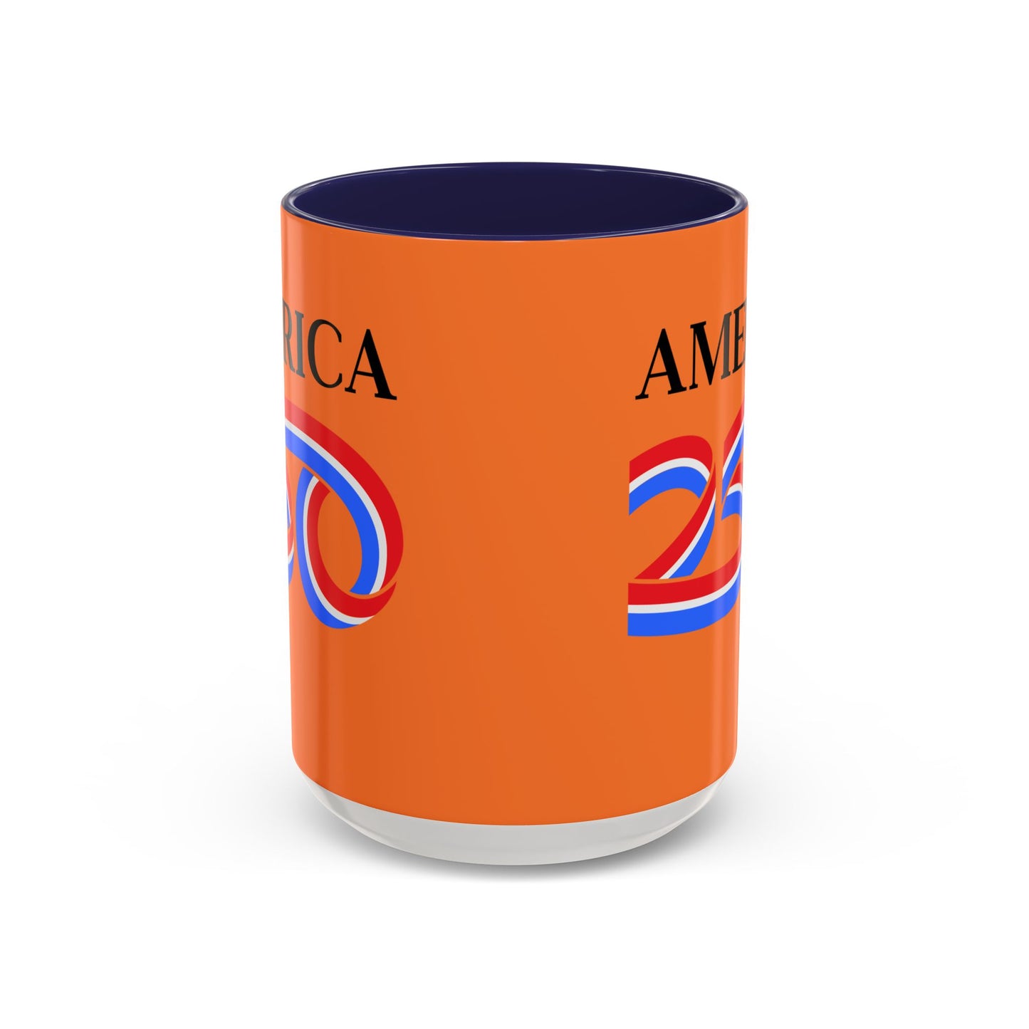 America 250 Orange Accent Mug by theGreenDragonTavern.shop