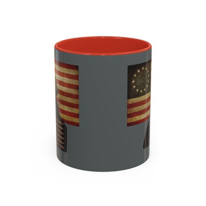 Washington's Earnest Prayer Grey Accent Mug by theGreenDragonTavern.shop