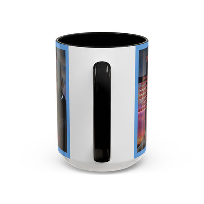 Use Me God, MLK Jr Blue Accent Mug by theGreenDragonTavern.shop