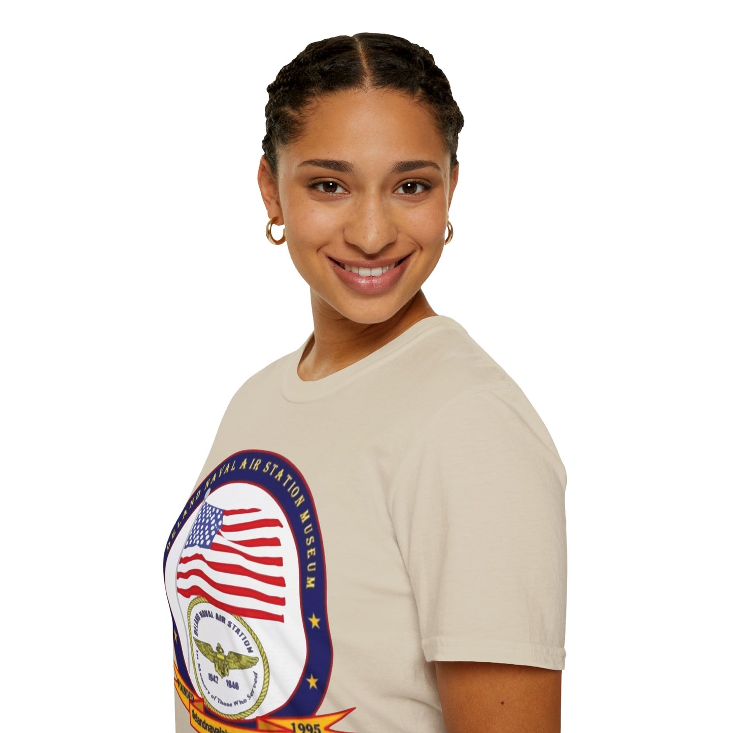 DeLand Naval Air Station Museum Lighter Colors Unisex T-Shirt by theGreenDragonTavern.shop