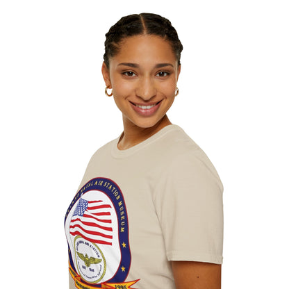 DeLand Naval Air Station Museum Lighter Colors Unisex T-Shirt by theGreenDragonTavern.shop