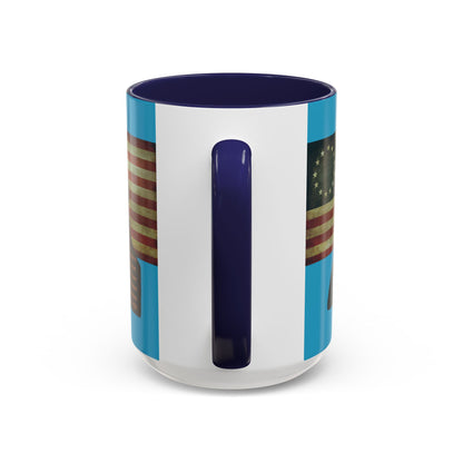 Washington's Earnest Prayer Turquoise Accent Mug by theGreenDragonTavern.shop