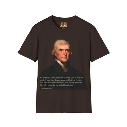 We hold these truths to be self-evident Dark colors Unisex T-Shirt by theGreenDragonTavern.shop