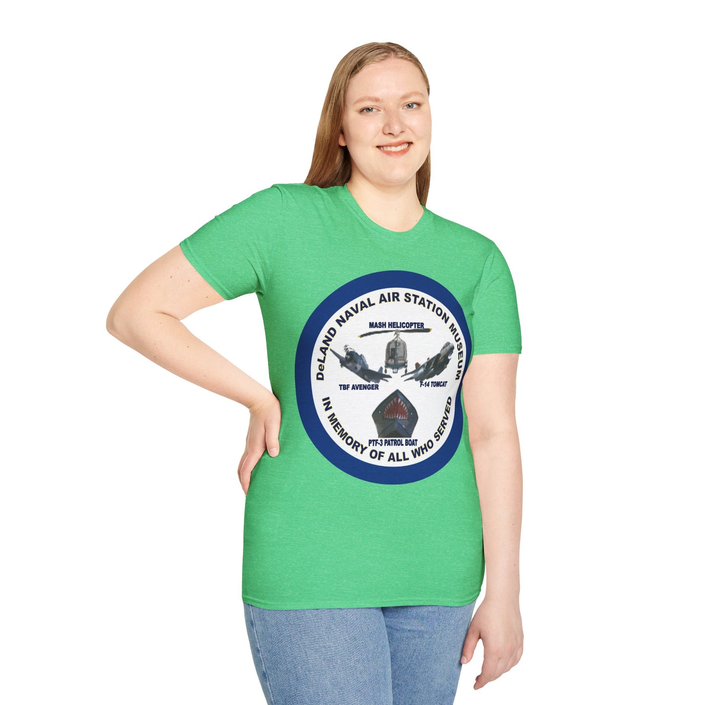 DNASM Student Art Navy Frame Darker colors Unisex T-Shirt by theGreenDragonTavern.shop